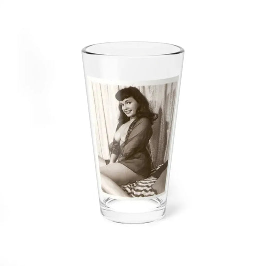 Bettie Page #890 (Vintage Female Icon) Pint Glass 16oz 16oz - Go Mug Yourself
