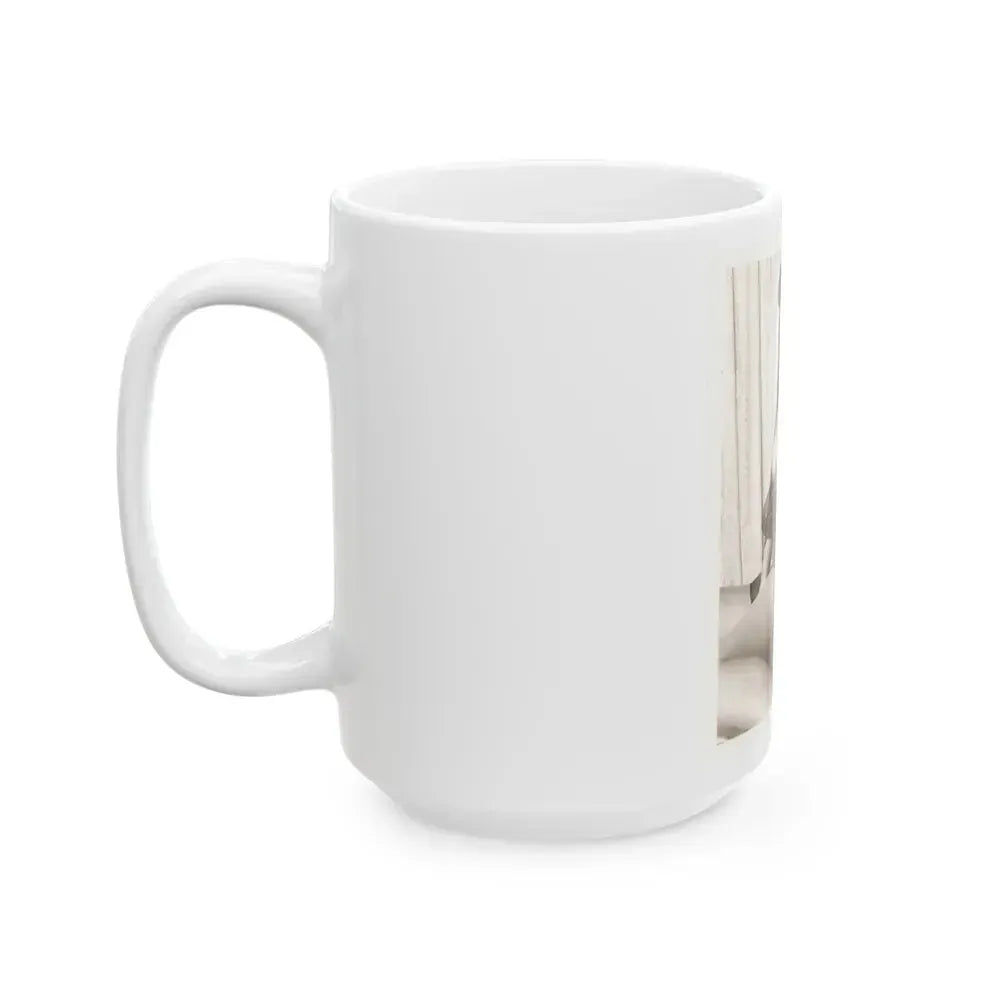 Bettie Page #890 (Vintage Female Icon) White Coffee Mug - Go Mug Yourself