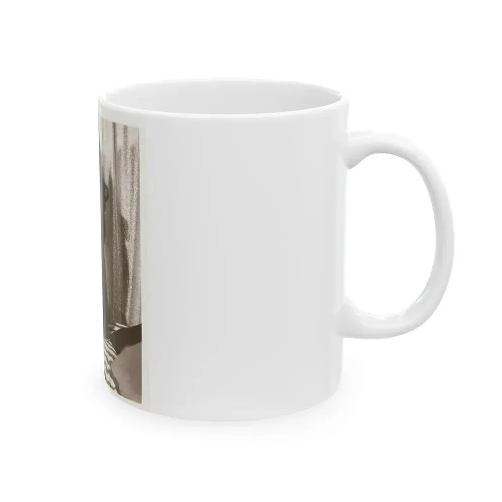 Bettie Page #890 (Vintage Female Icon) White Coffee Mug - Go Mug Yourself