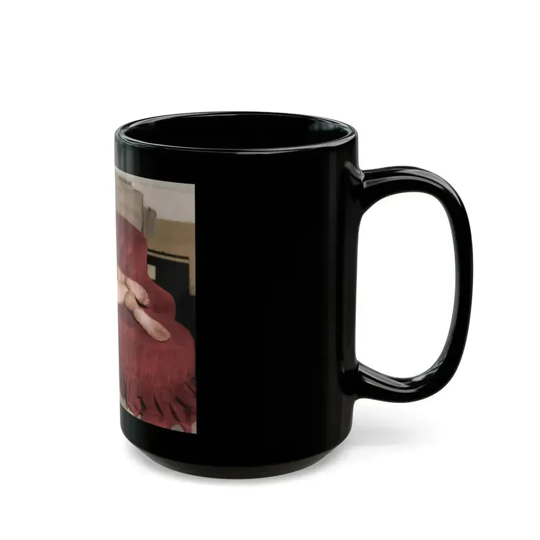 Bettie Page #891 (Vintage Female Icon) Black Coffee Mug - Go Mug Yourself