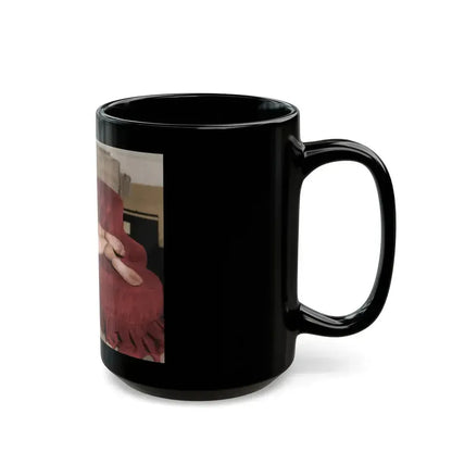 Bettie Page #891 (Vintage Female Icon) Black Coffee Mug - Go Mug Yourself