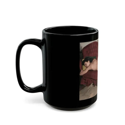 Bettie Page #891 (Vintage Female Icon) Black Coffee Mug - Go Mug Yourself