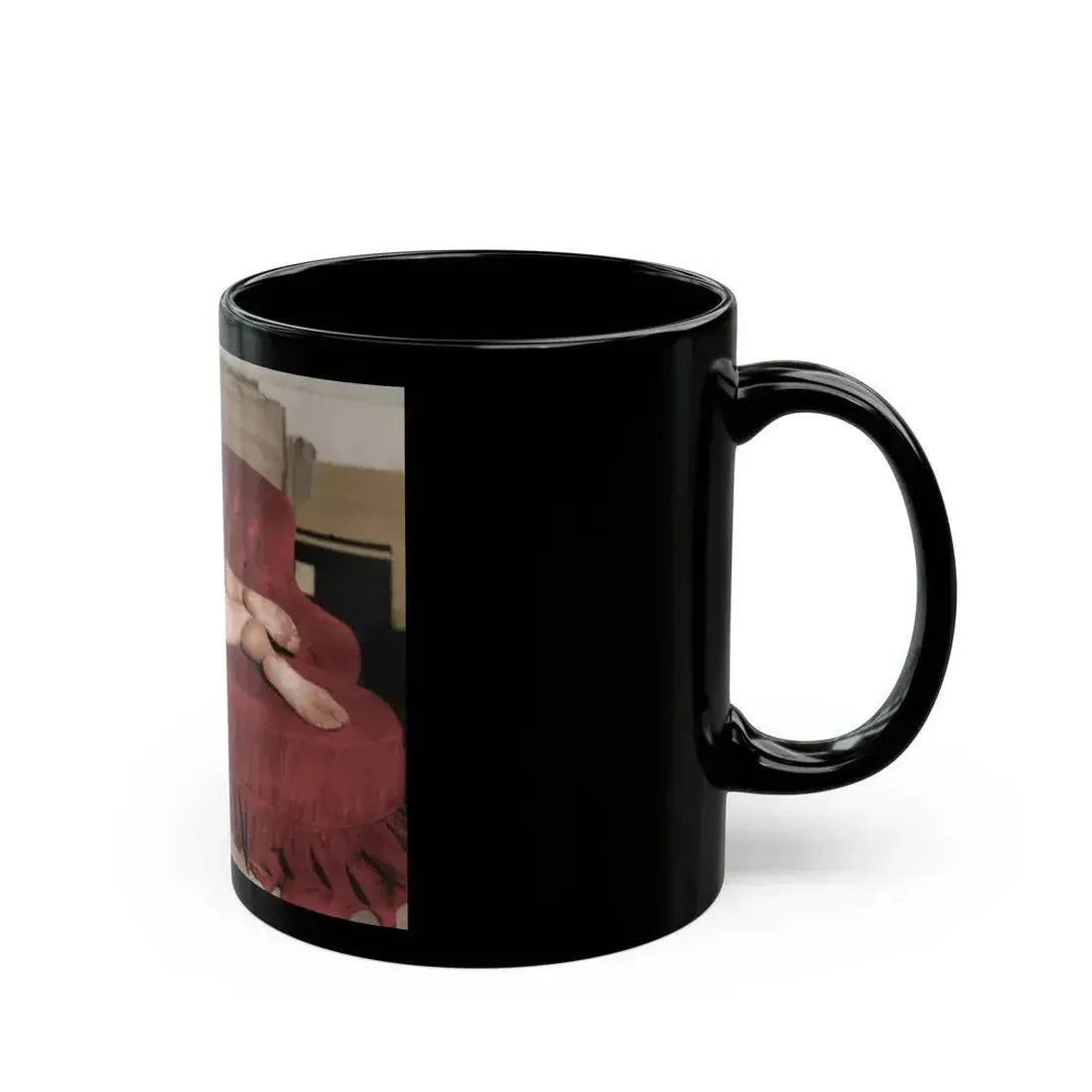 Bettie Page #891 (Vintage Female Icon) Black Coffee Mug - Go Mug Yourself