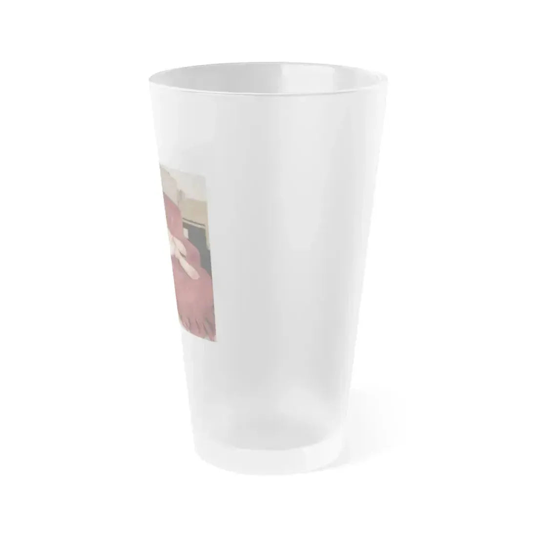 Bettie Page #891 (Vintage Female Icon) Frosted Pint Glass 16oz - Go Mug Yourself