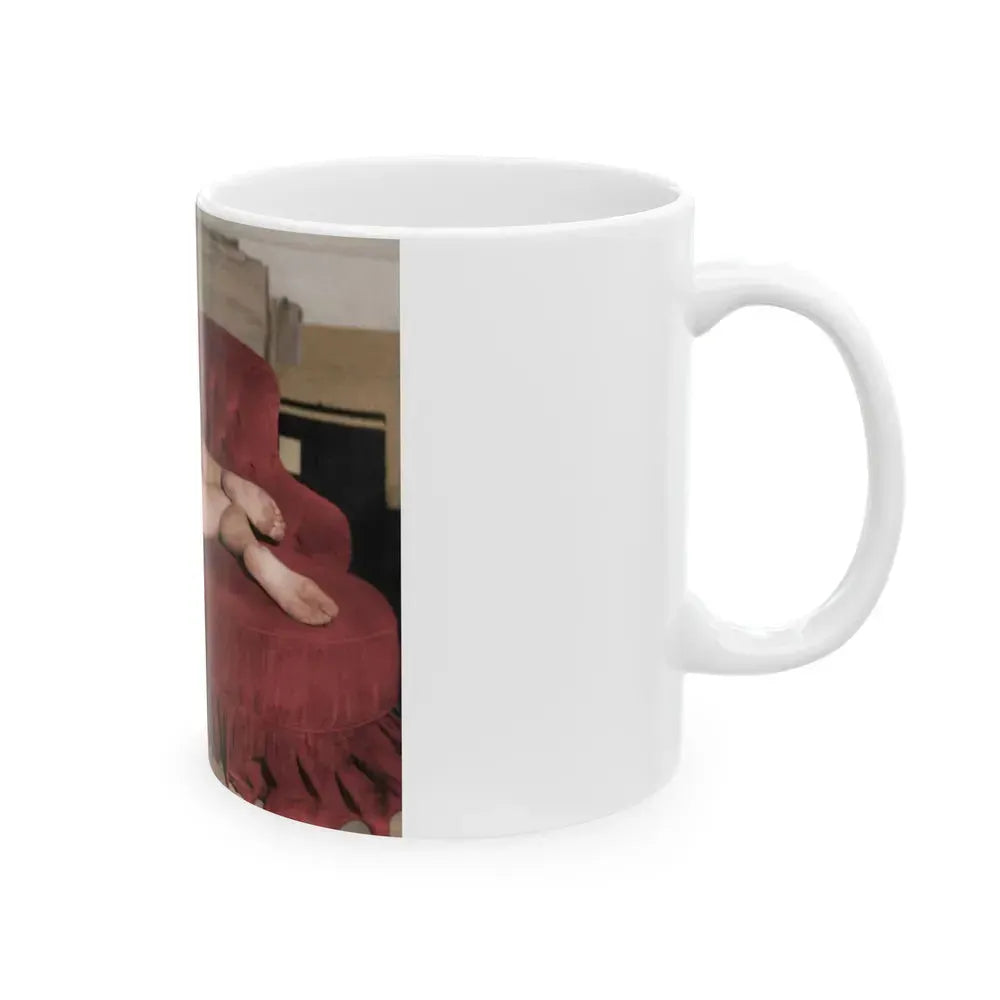 Bettie Page #891 (Vintage Female Icon) White Coffee Mug - Go Mug Yourself