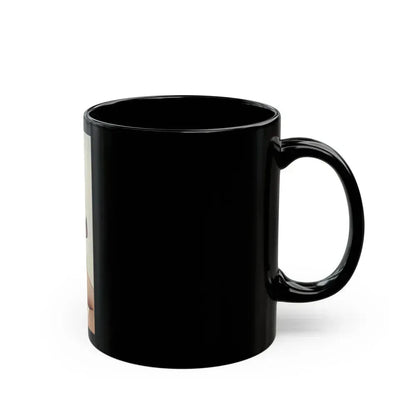 Bettie Page #893 (Vintage Female Icon) Black Coffee Mug - Go Mug Yourself