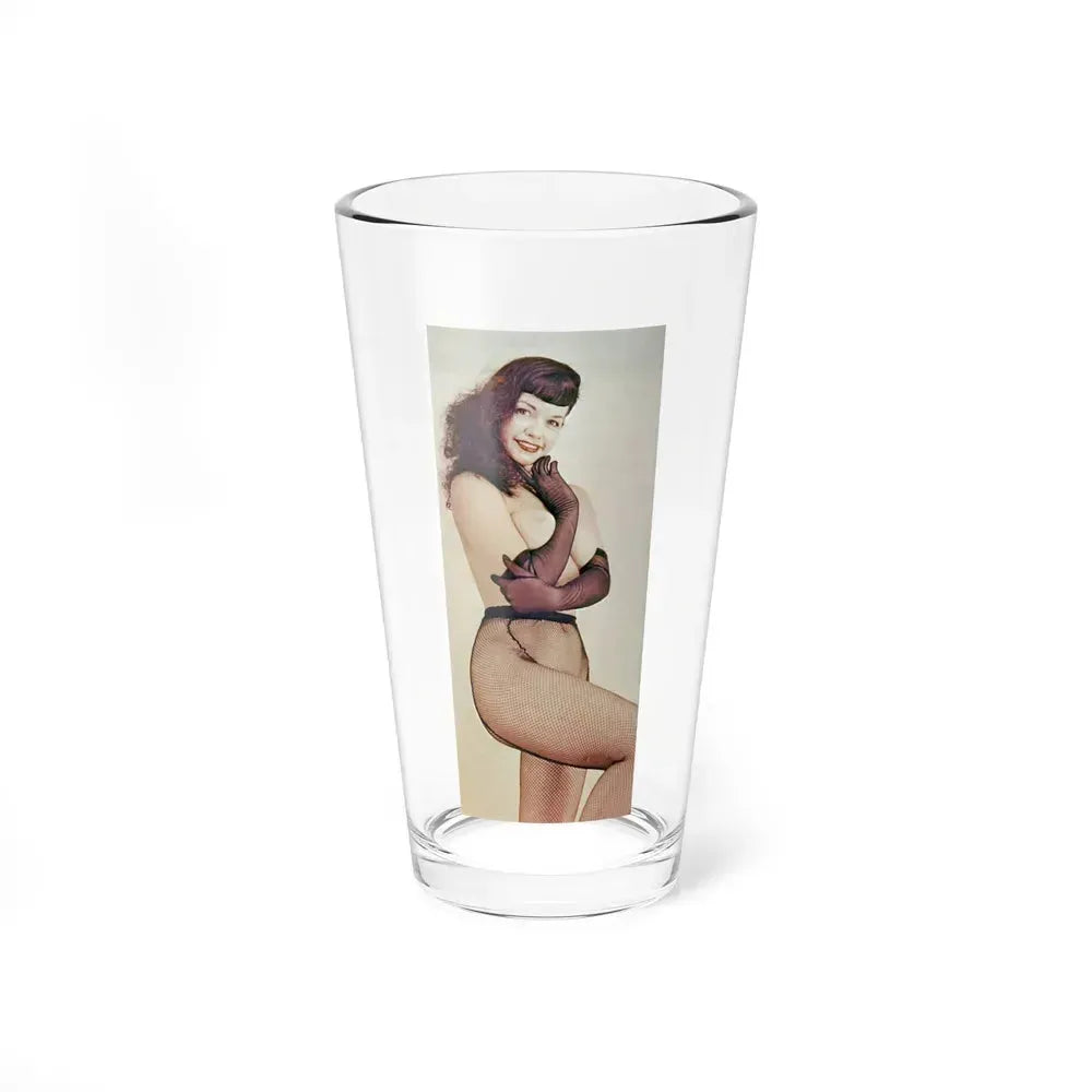 Bettie Page #893 (Vintage Female Icon) Pint Glass 16oz 16oz - Go Mug Yourself