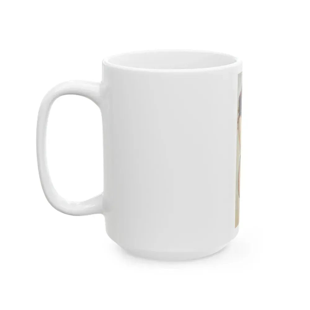 Bettie Page #893 (Vintage Female Icon) White Coffee Mug - Go Mug Yourself