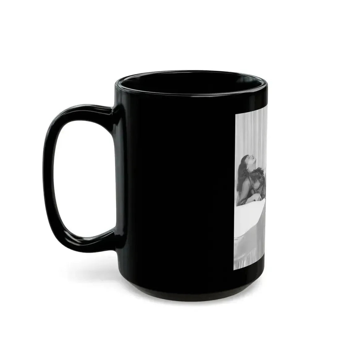 Bettie Page #902 (Vintage Female Icon) Black Coffee Mug - Go Mug Yourself
