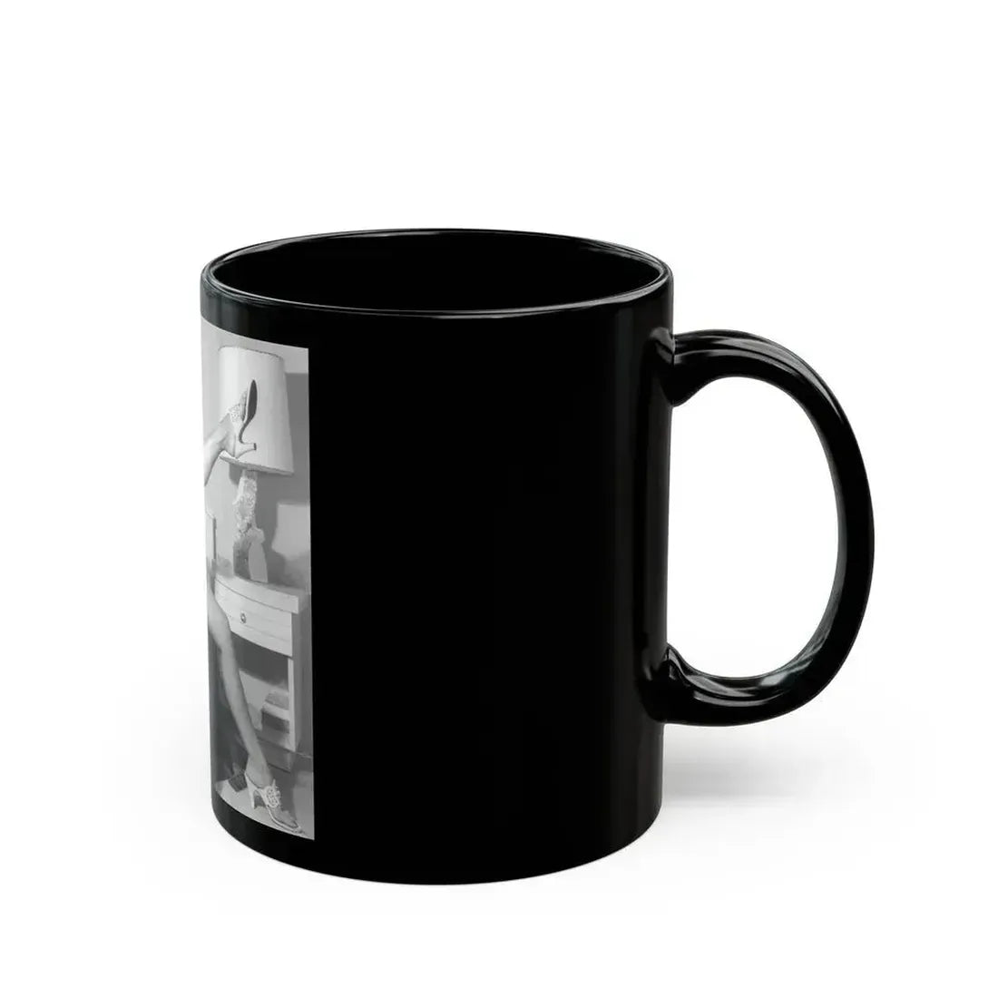 Bettie Page #902 (Vintage Female Icon) Black Coffee Mug - Go Mug Yourself