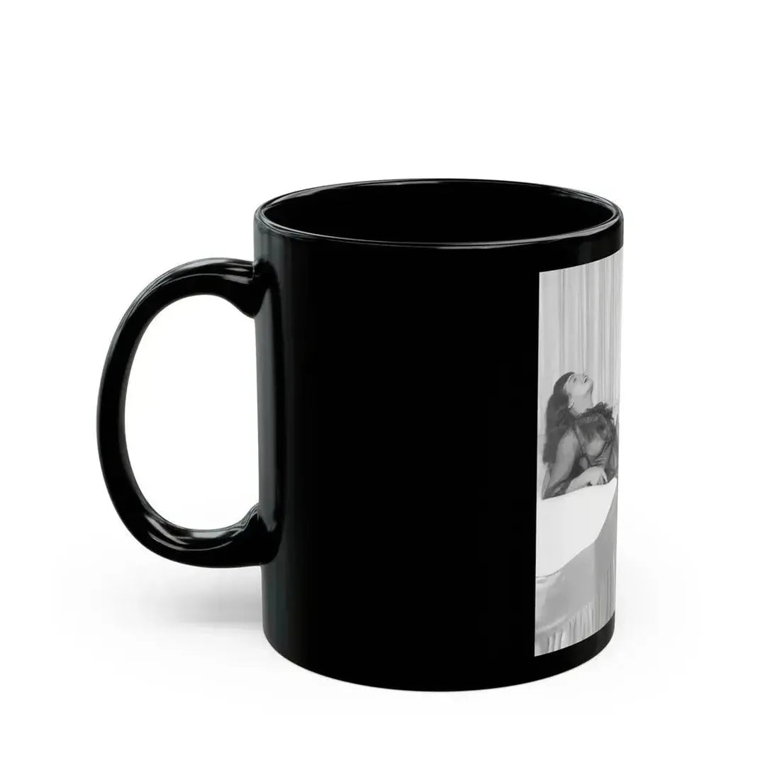 Bettie Page #902 (Vintage Female Icon) Black Coffee Mug - Go Mug Yourself