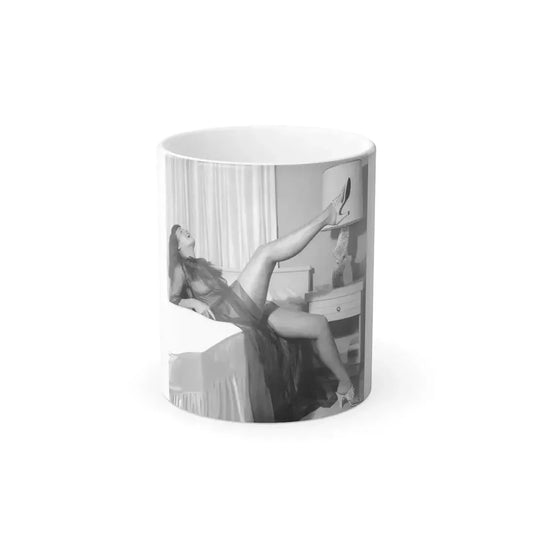Bettie Page #902 (Vintage Female Icon) Color Changing Mug 11oz 11oz - Go Mug Yourself