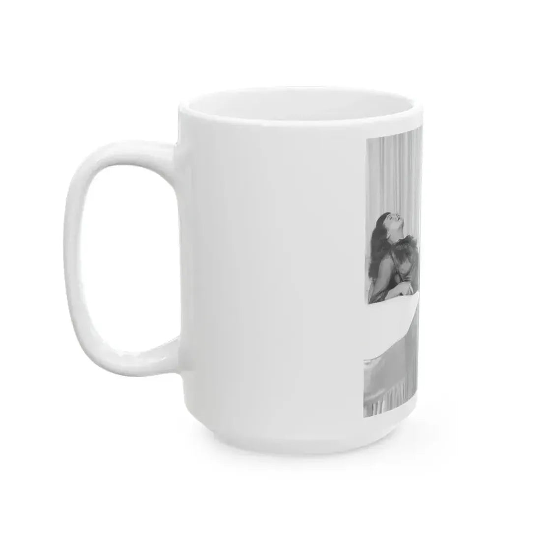 Bettie Page #902 (Vintage Female Icon) White Coffee Mug - Go Mug Yourself