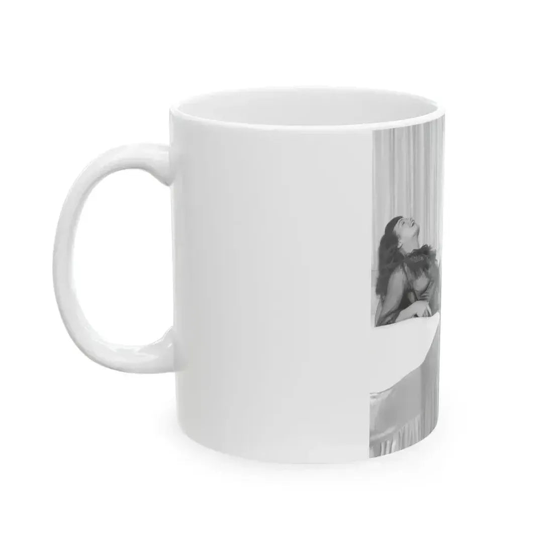 Bettie Page #902 (Vintage Female Icon) White Coffee Mug - Go Mug Yourself