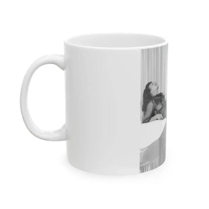 Bettie Page #902 (Vintage Female Icon) White Coffee Mug - Go Mug Yourself
