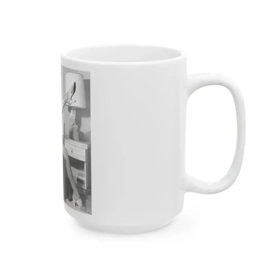 Bettie Page #902 (Vintage Female Icon) White Coffee Mug - Go Mug Yourself