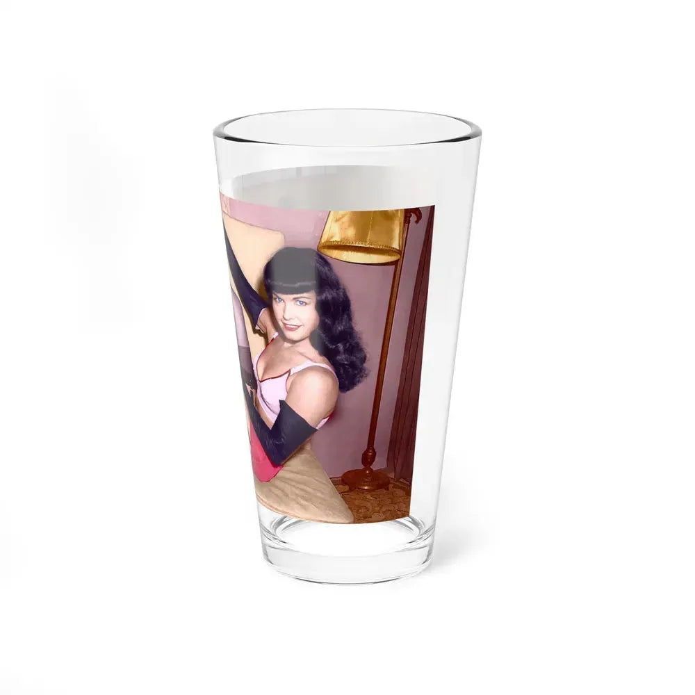 Bettie Page #91 (Vintage Female Icon) Pint Glass 16oz - Go Mug Yourself