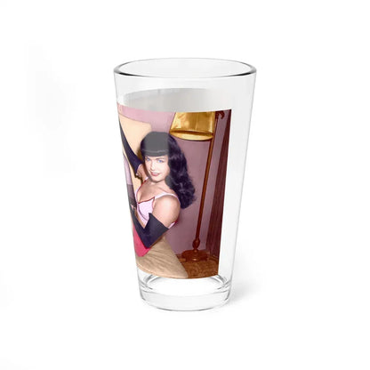 Bettie Page #91 (Vintage Female Icon) Pint Glass 16oz - Go Mug Yourself