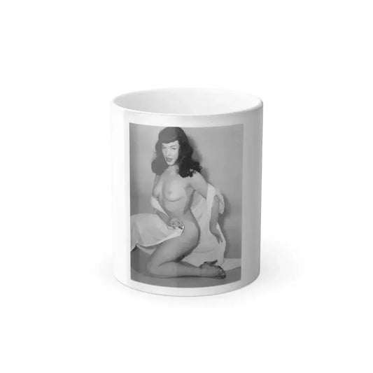 Bettie Page #911 (Vintage Female Icon) Color Changing Mug 11oz 11oz - Go Mug Yourself
