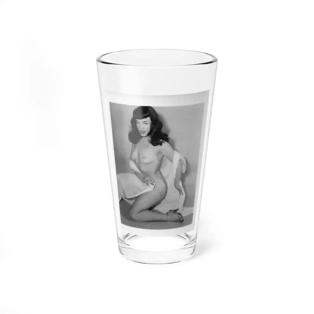 Bettie Page #911 (Vintage Female Icon) Pint Glass 16oz 16oz - Go Mug Yourself