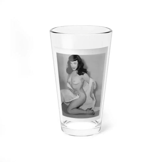Bettie Page #911 (Vintage Female Icon) Pint Glass 16oz 16oz - Go Mug Yourself