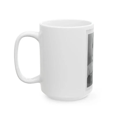 Bettie Page #911 (Vintage Female Icon) White Coffee Mug - Go Mug Yourself