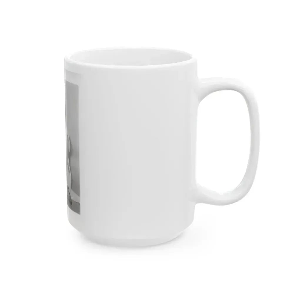 Bettie Page #911 (Vintage Female Icon) White Coffee Mug - Go Mug Yourself