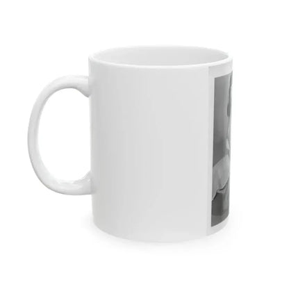 Bettie Page #911 (Vintage Female Icon) White Coffee Mug - Go Mug Yourself
