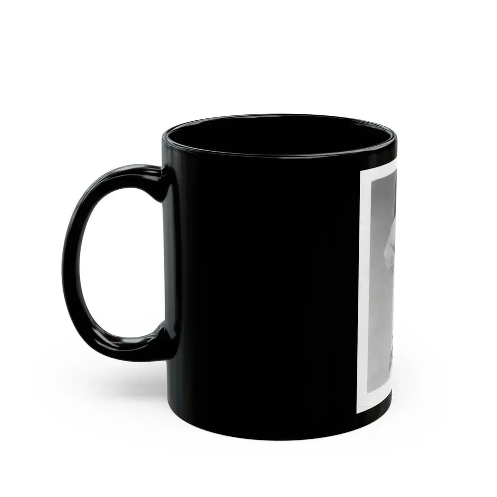 Bettie Page #912 (Vintage Female Icon) Black Coffee Mug - Go Mug Yourself