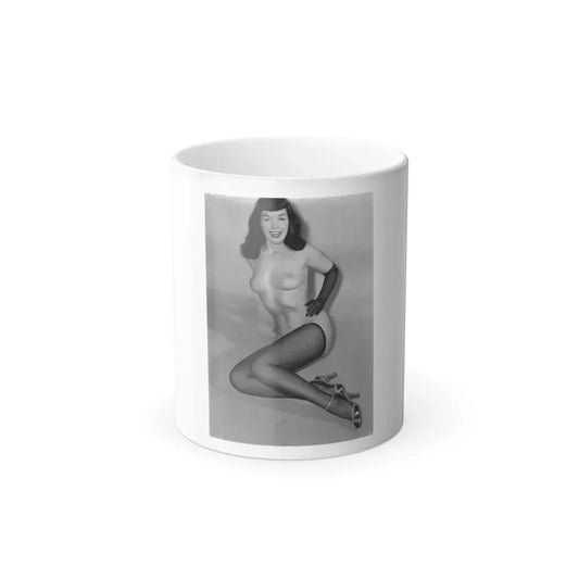 Bettie Page #914 (Vintage Female Icon) Color Changing Mug 11oz 11oz - Go Mug Yourself