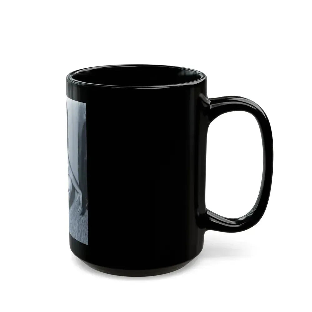 Bettie Page #918 (Vintage Female Icon) Black Coffee Mug - Go Mug Yourself