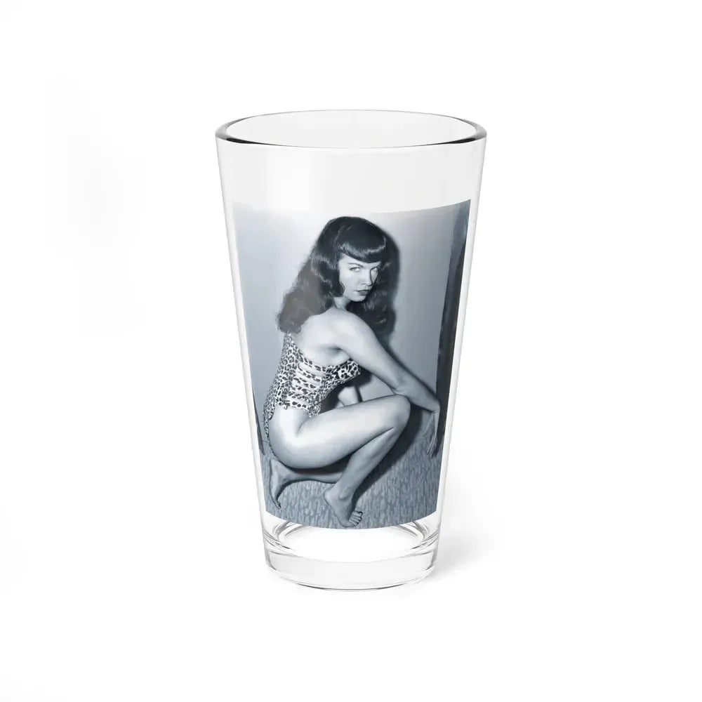 Bettie Page #918 (Vintage Female Icon) Pint Glass 16oz 16oz - Go Mug Yourself