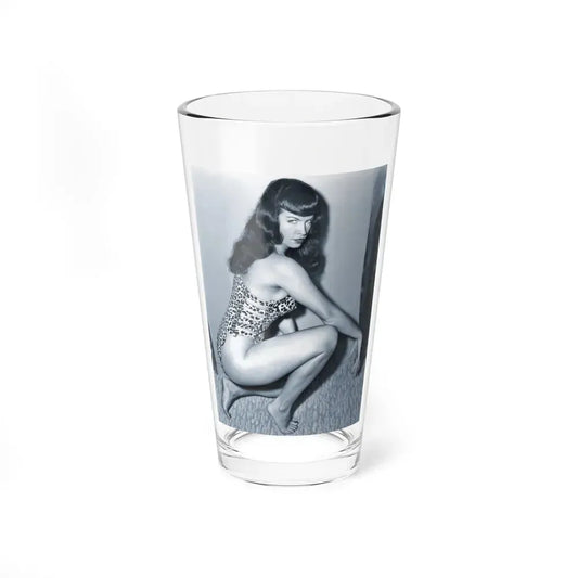 Bettie Page #918 (Vintage Female Icon) Pint Glass 16oz 16oz - Go Mug Yourself