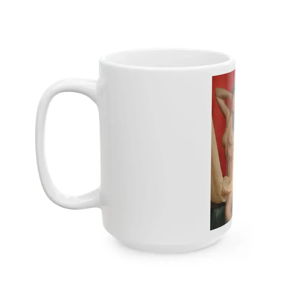 Bettie Page #92 (Vintage Female Icon) White Coffee Mug - Go Mug Yourself