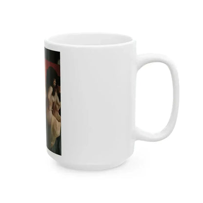 Bettie Page #92 (Vintage Female Icon) White Coffee Mug - Go Mug Yourself