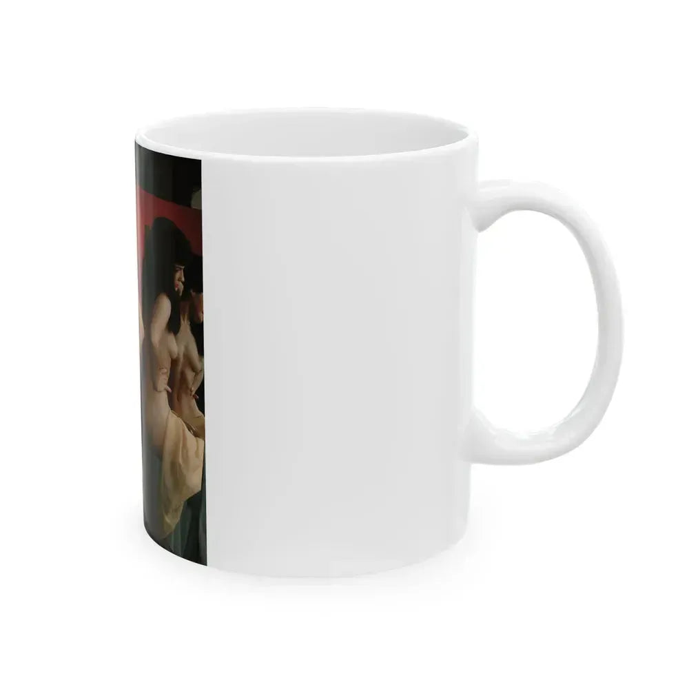 Bettie Page #92 (Vintage Female Icon) White Coffee Mug - Go Mug Yourself