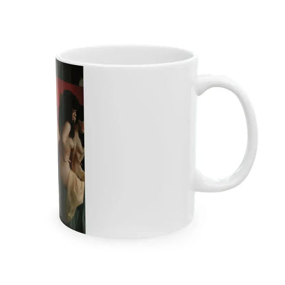 Bettie Page #92 (Vintage Female Icon) White Coffee Mug - Go Mug Yourself