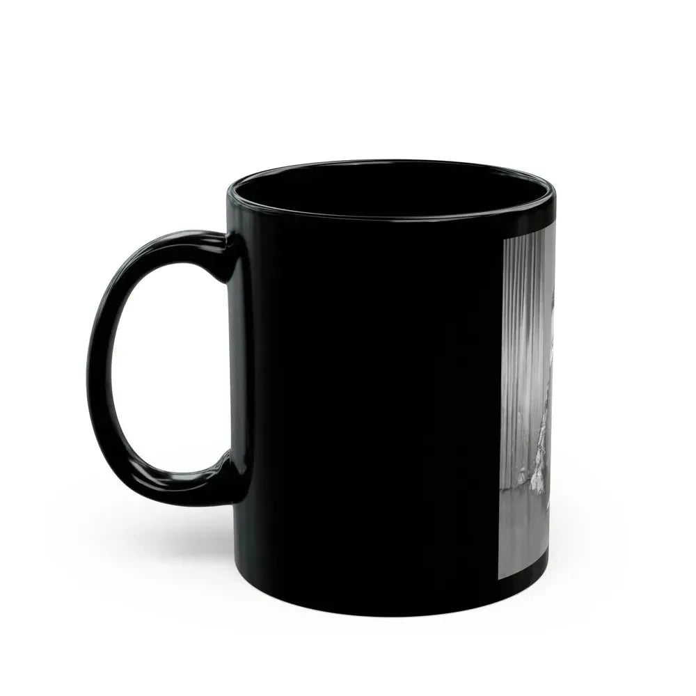 Bettie Page #921 (Vintage Female Icon) Black Coffee Mug - Go Mug Yourself