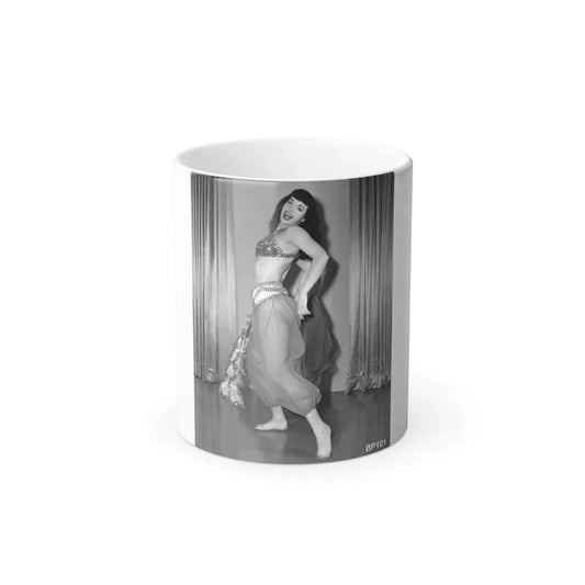Bettie Page #921 (Vintage Female Icon) Color Changing Mug 11oz 11oz - Go Mug Yourself
