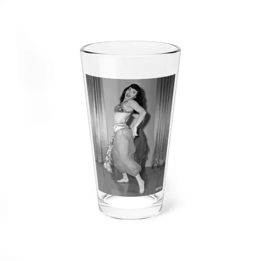 Bettie Page #921 (Vintage Female Icon) Pint Glass 16oz 16oz - Go Mug Yourself