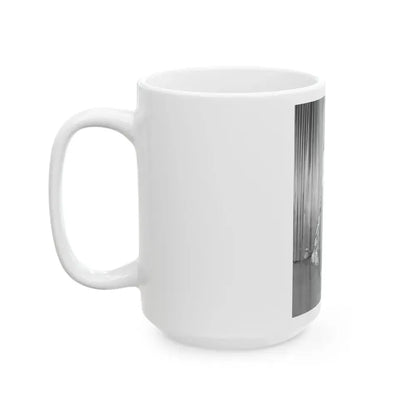 Bettie Page #921 (Vintage Female Icon) White Coffee Mug - Go Mug Yourself