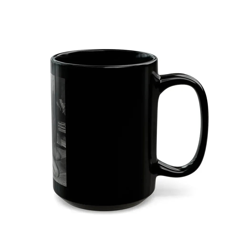 Bettie Page #925 (Vintage Female Icon) Black Coffee Mug - Go Mug Yourself