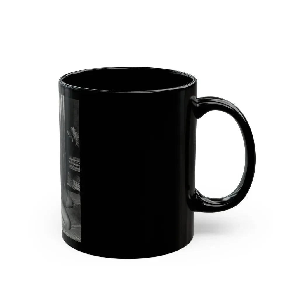 Bettie Page #925 (Vintage Female Icon) Black Coffee Mug - Go Mug Yourself