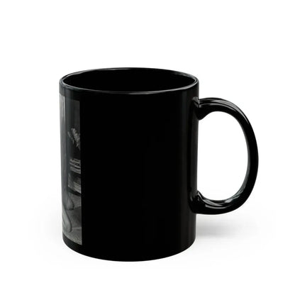 Bettie Page #925 (Vintage Female Icon) Black Coffee Mug - Go Mug Yourself