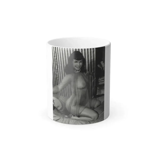 Bettie Page #925 (Vintage Female Icon) Color Changing Mug 11oz 11oz - Go Mug Yourself