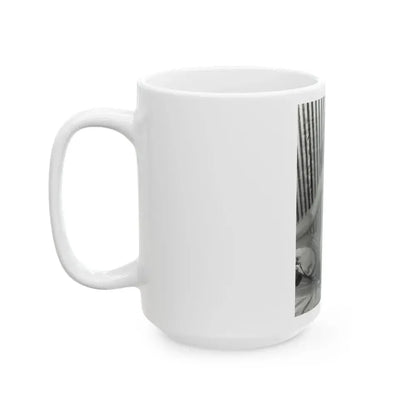 Bettie Page #925 (Vintage Female Icon) White Coffee Mug - Go Mug Yourself