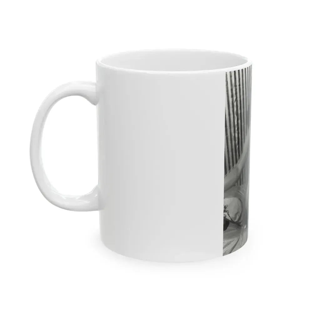 Bettie Page #925 (Vintage Female Icon) White Coffee Mug - Go Mug Yourself