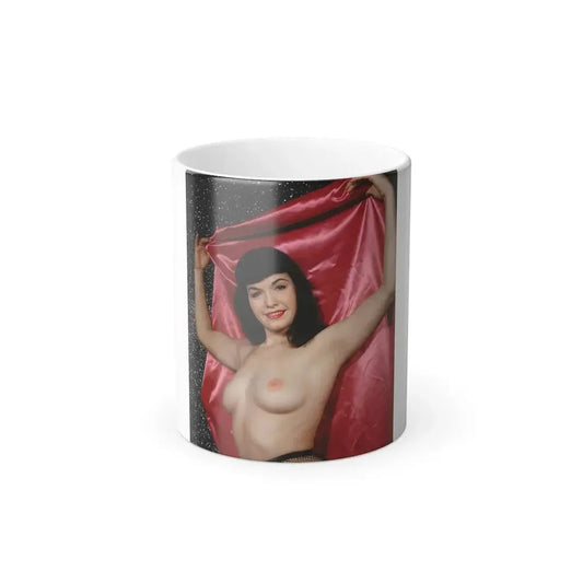 Bettie Page #93 (Vintage Female Icon) Color Changing Mug 11oz 11oz - Go Mug Yourself