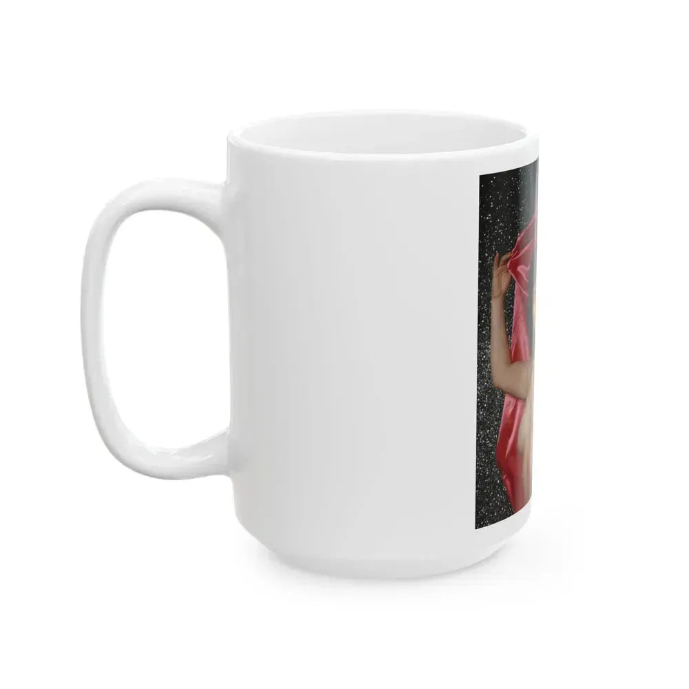 Bettie Page #93 (Vintage Female Icon) White Coffee Mug - Go Mug Yourself
