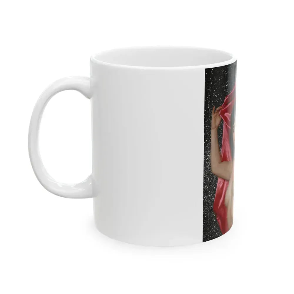 Bettie Page #93 (Vintage Female Icon) White Coffee Mug - Go Mug Yourself